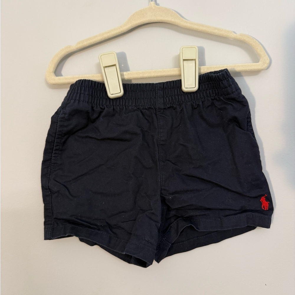Ralph Lauren Kids Navy Shorts 6 month preppy classic style